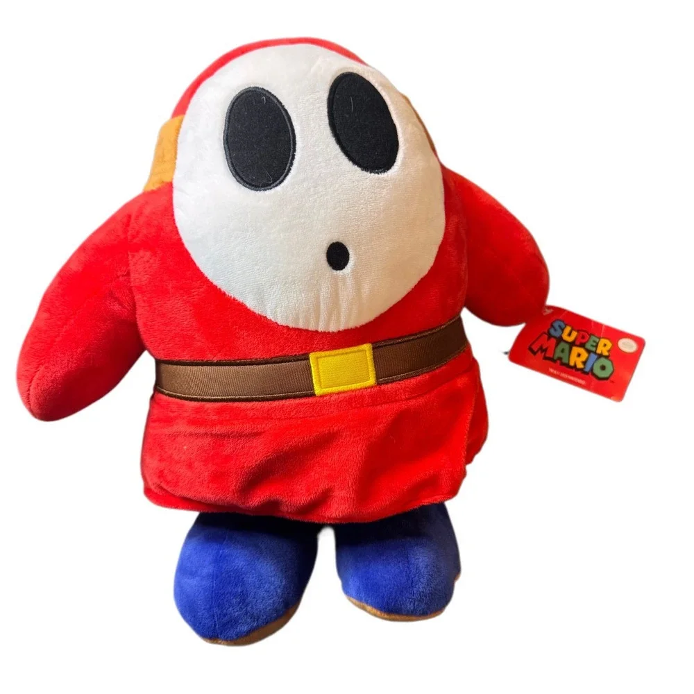 NWT Super‎ Mario Shy Guy Plush with Red Yoshi and Spike JAKKS Pacific Figurine